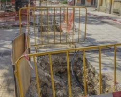 Подмяна на водопровода на улица Съзаклятие. Улица Съзаклятие