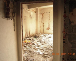 Вътрешността на летния театър Помещение