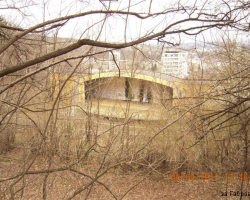 Изглед към сцената на летния театър. Сцената на габровския летен театър