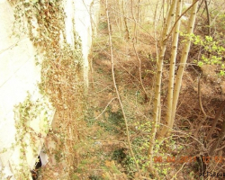 Пред фасадата на летния театър. Летен театър - фасада